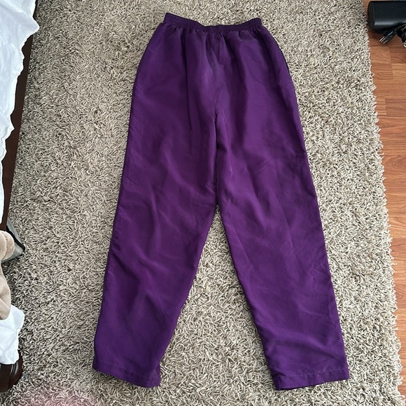 Women’s Vintage 2pc Purple Hunt Club 80s Tracksuit Size Large - Picture 4 of 13